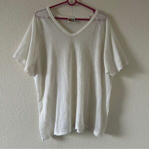 VTG USA PFI Fashions Mesh Net See Through Pullover Layer Cover Up Women’s 2XL